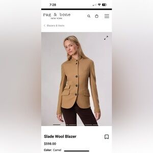 rag & bone Slade wool blazer